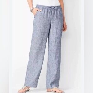 Ann Taylor Factory Blue Wide Leg Pants